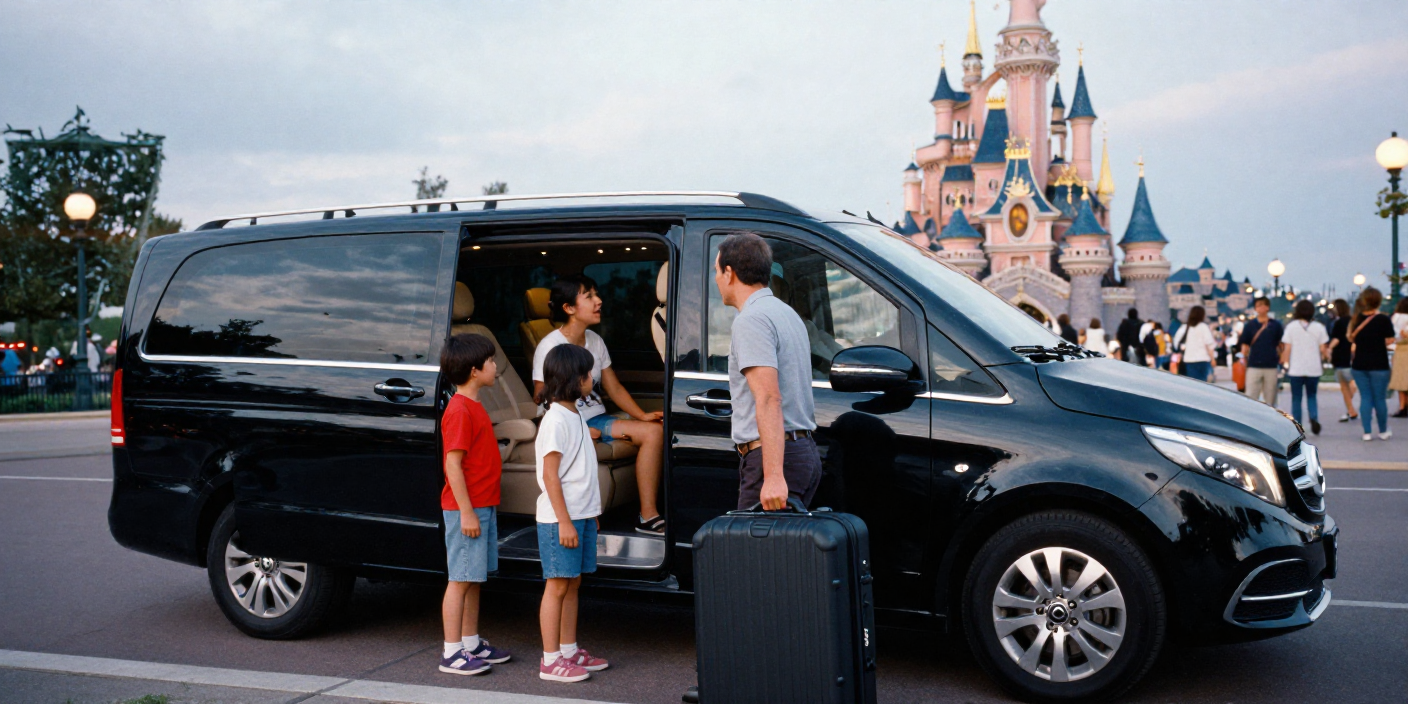 Taxi from Disneyland to Paris – Comfortable, Direct & Fixed-Price Transfer