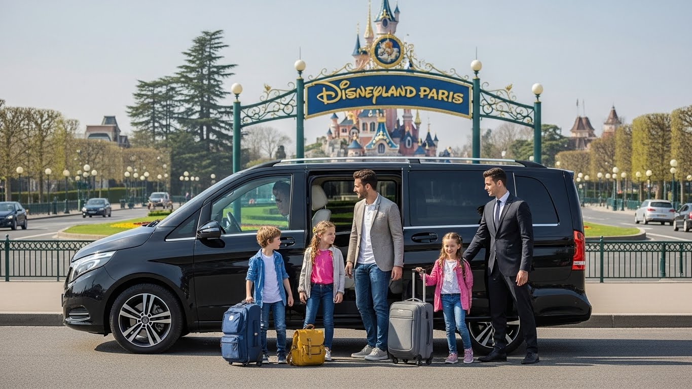 Private transfer from CDG to Disneyland Paris