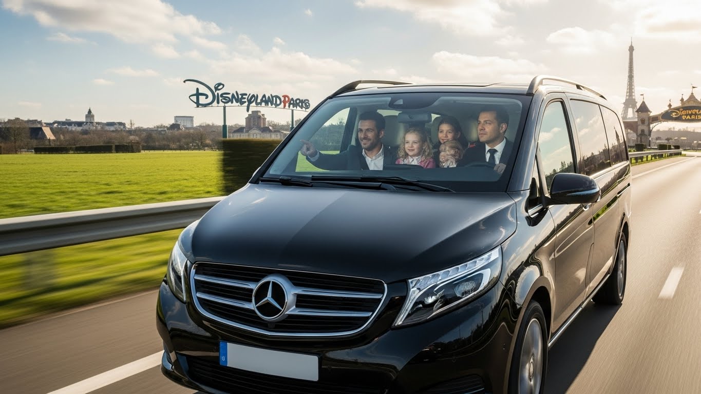 Private transfer from Disneyland Paris to CDG Airport