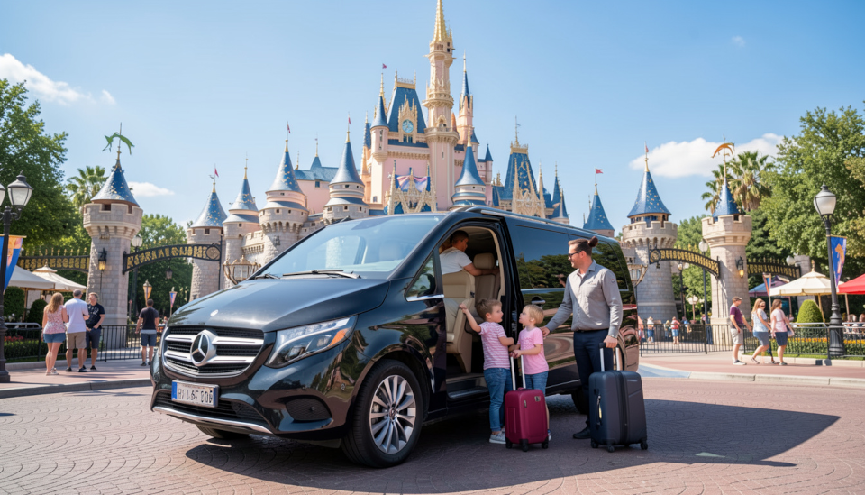 Private transfer from Fontainebleau to Disneyland Paris