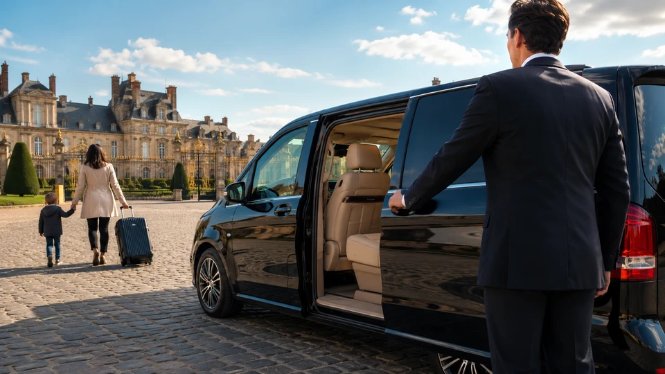 Private transfer from Fontainebleau to Orly Airport