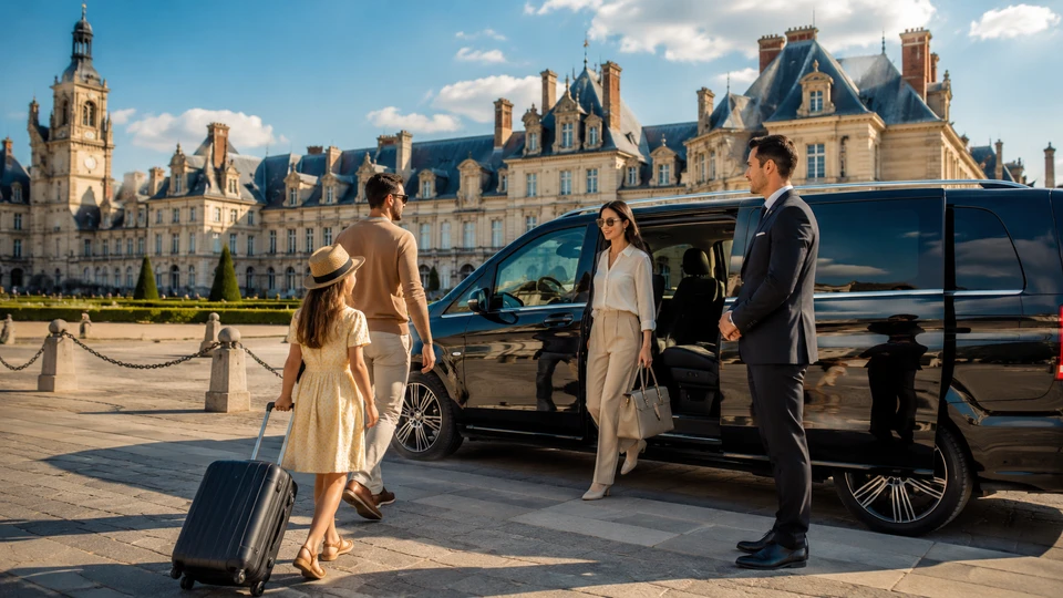 Private transfer from Fontainebleau to Paris City